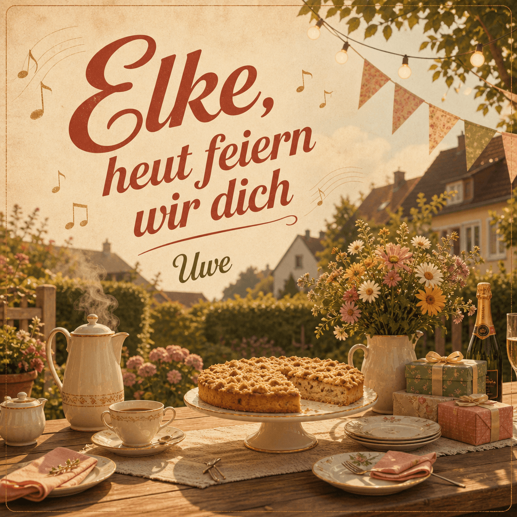 Cover: Onkel Uwe für Tante Elke – die Nachbarschaft singt mit