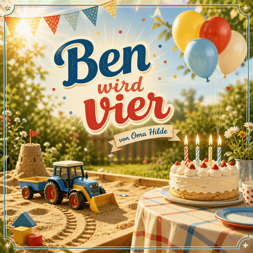 Cover: Oma Hilde für Ben – 4 und der Traktor