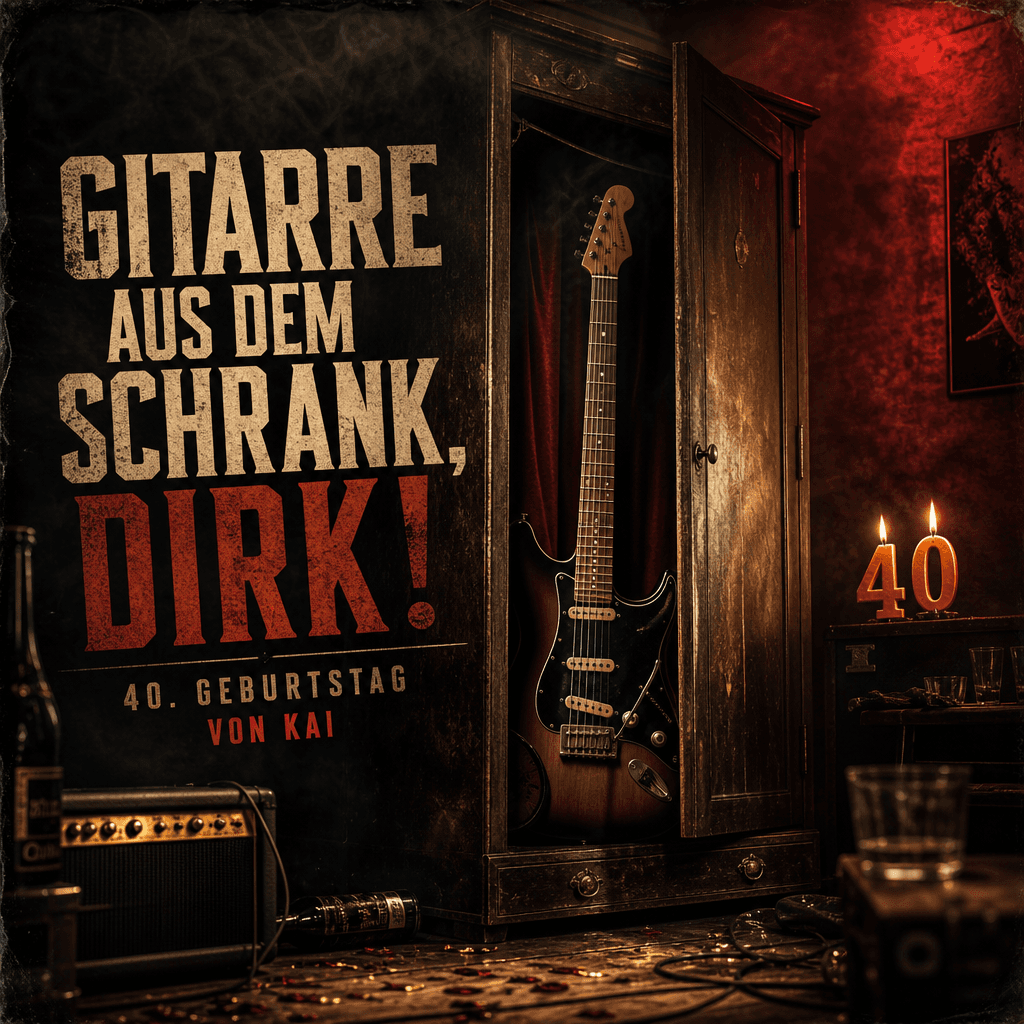 Cover: Gitarre aus dem Schrank, Dirk! – Zum 40. Geburtstag von Kai