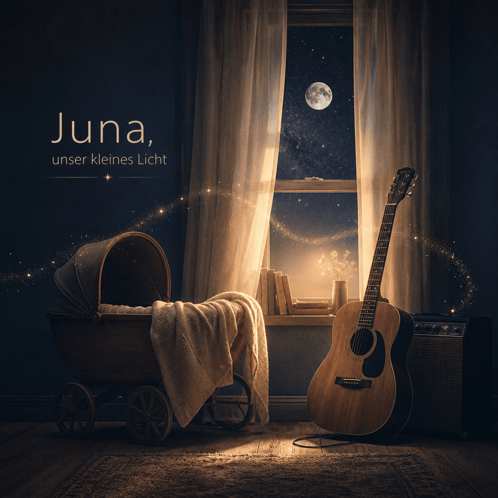 Cover: Juna, unser kleines Licht – Geburtssong von Papa Lars