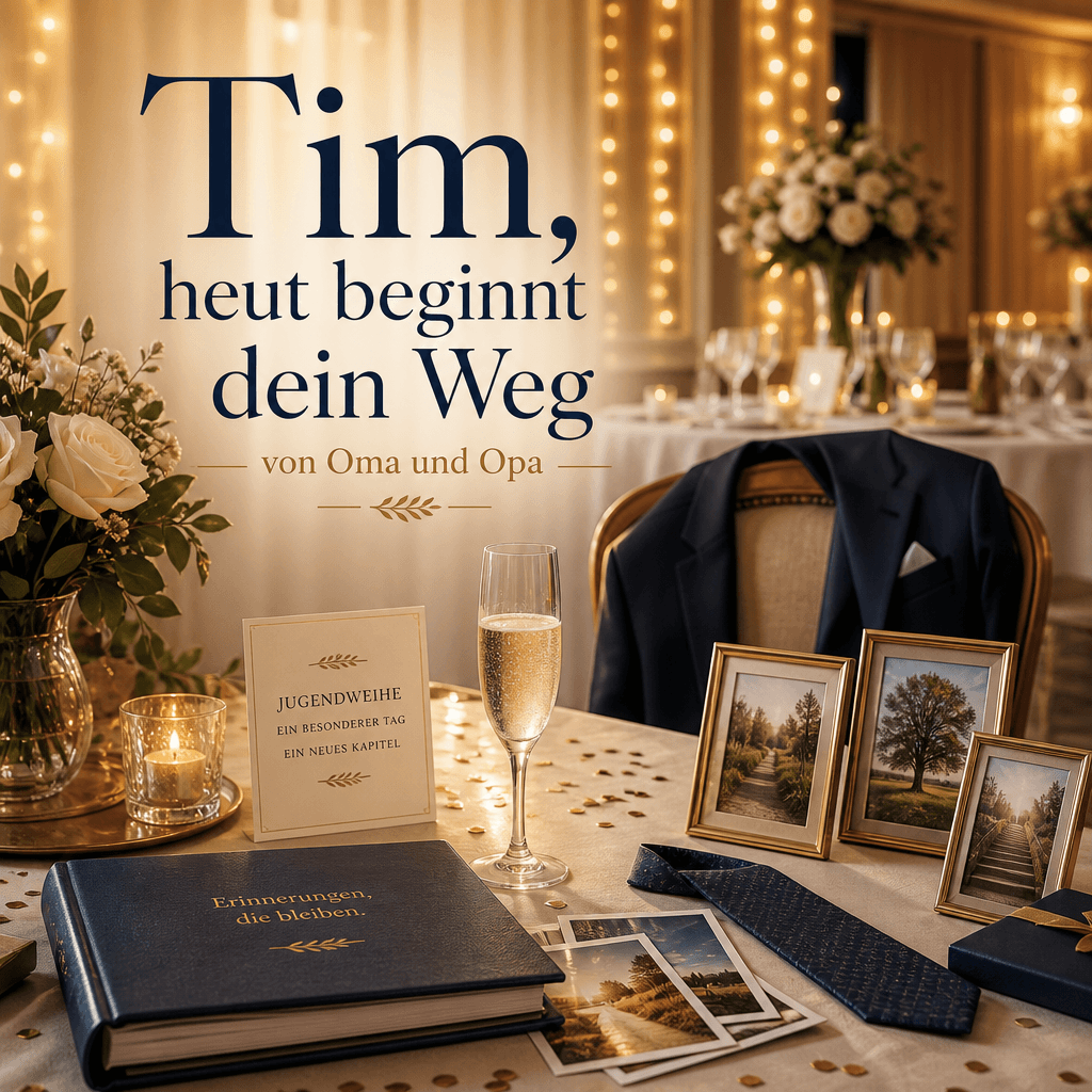 Cover: Tim, dein Weg beginnt – Jugendweihe von Oma und Opa