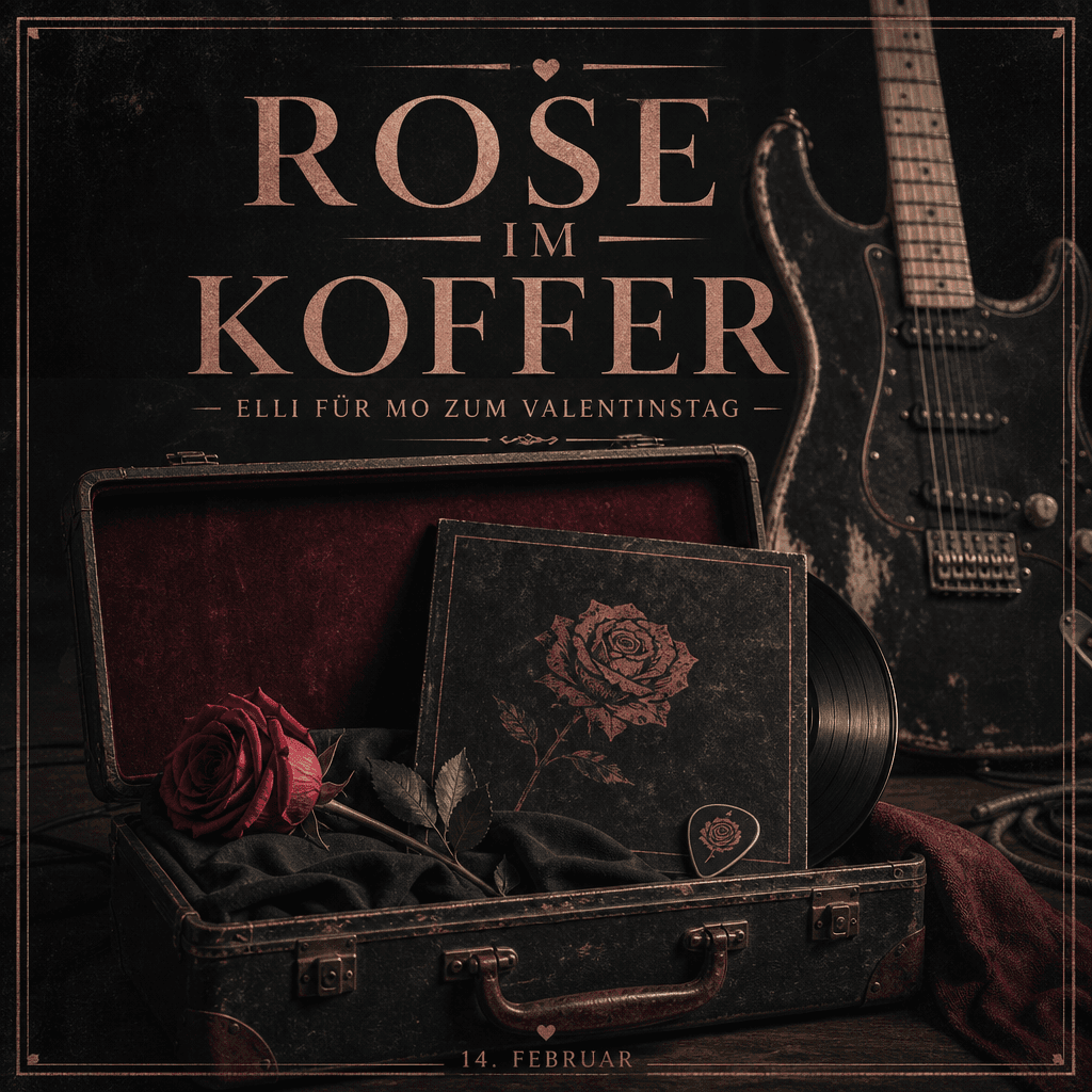 Cover: Rose im Koffer – Elli für Mo zum Valentinstag