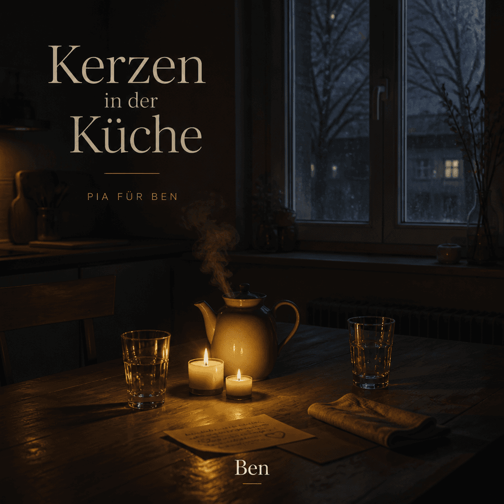 Cover: Kerzen in der Küche – Pia für Ben zum Valentinstag